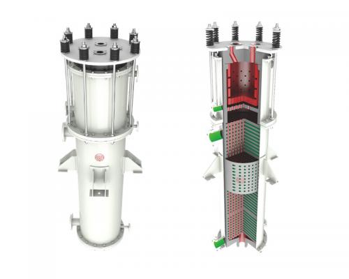 YKCH型圓塊孔式石墨硫酸稀釋冷卻器